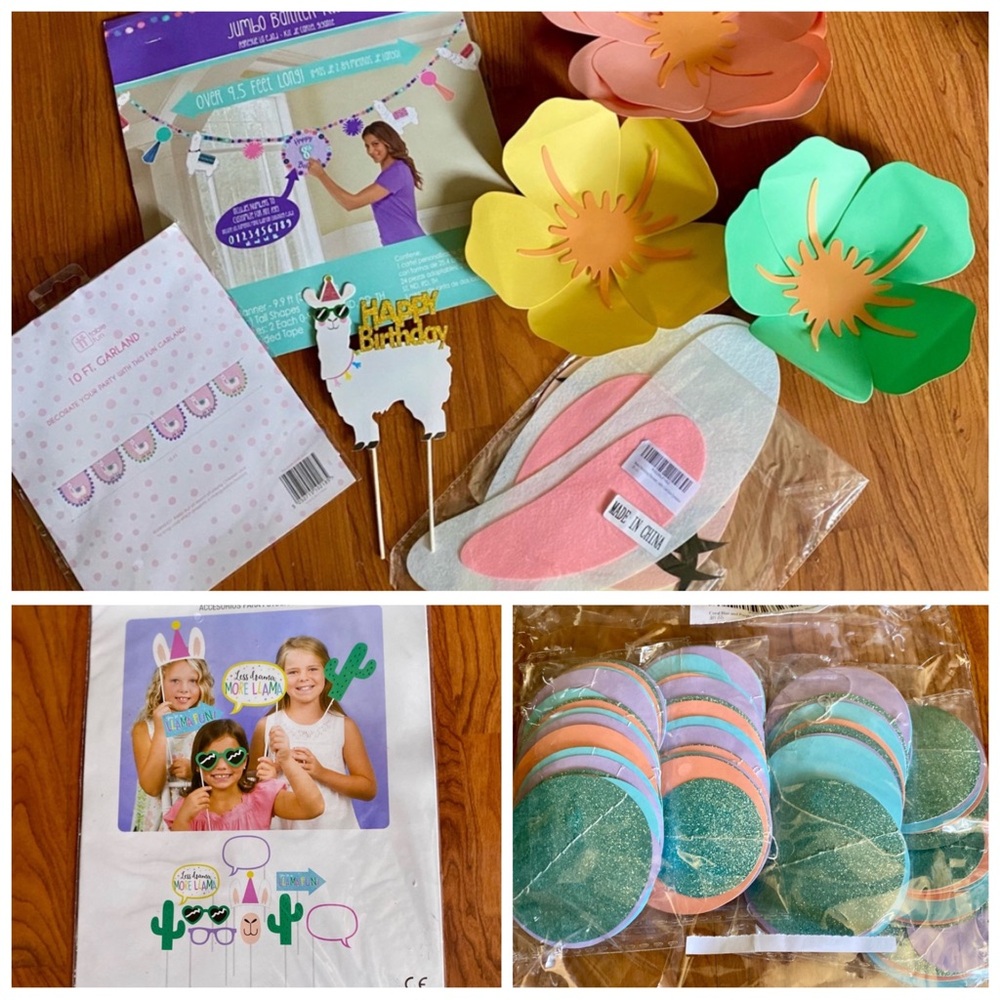 Llama Party Decor Bundle